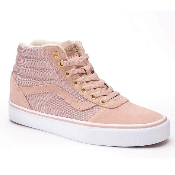 Vans Shoes - Blush Pink Vans Ward Hi Women's Skate Shoes NWOB Size 6.5